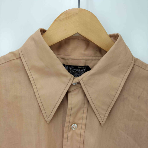 タウンクラフト TOWNCRAFT 60-70S PENN-PRESTタグ 襟芯 ロングスリーブ カジュアルシャツ メンズ import:L