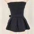 ザラ ZARA KNIT PEPLUM TOP WITH BOW レディース import:S