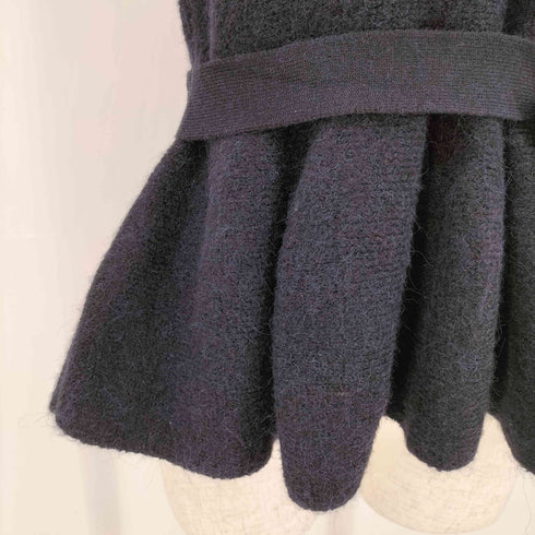 ザラ ZARA KNIT PEPLUM TOP WITH BOW レディース import:S