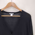 マックスマーラ MAX MARA 白タグ リネン100 Vネック ハイゲージ カーディガン レディース import:M