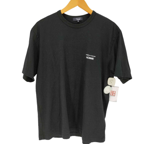 コムデギャルソンオム COMME des GARCONS HOMME ロゴプリント 綿天竺 半袖カットソー メンズ JPN:XL