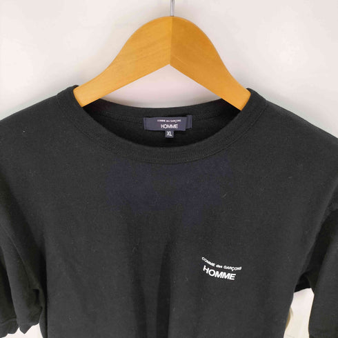 コムデギャルソンオム COMME des GARCONS HOMME ロゴプリント 綿天竺 半袖カットソー メンズ JPN:XL