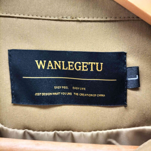 WANLEGETU ワンポイント刺繍 スイグトップ casual メンズ JPN:L