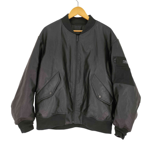 ジーユー GU フェイクレザーリバーシブルブルゾン メンズ import:XL