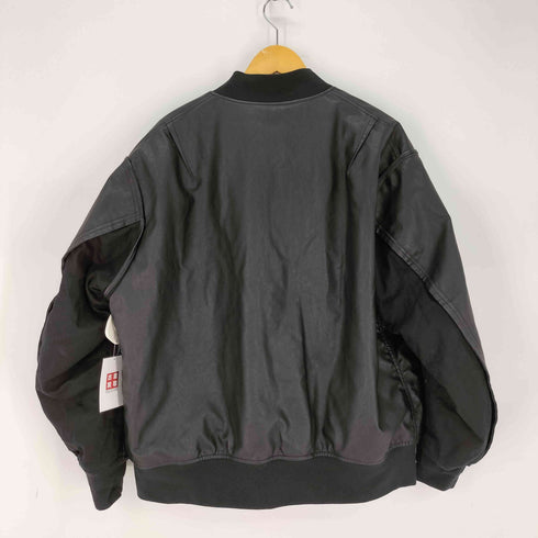 ジーユー GU フェイクレザーリバーシブルブルゾン メンズ import:XL