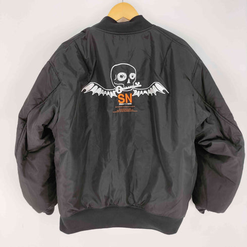 ジーユー GU フェイクレザーリバーシブルブルゾン メンズ import:XL