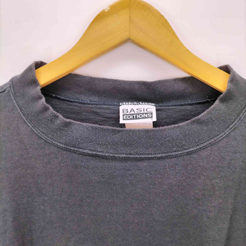 ベーシックエディションズ BASIC EDITIONS 90s USA製 クルーネックL/Sカットソー メンズ XL