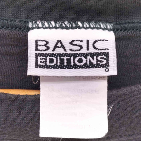 ベーシックエディションズ BASIC EDITIONS 90s USA製 クルーネックL/Sカットソー メンズ XL