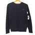 ポロラルフローレン POLO RALPH LAUREN ポニー刺繍 ケーブル編み コットンニット レディース import:M