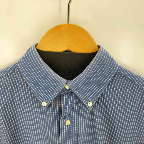 ブルックスブラザーズ BROOKS BROTHERS 80-90s USA製 MAKERS ボタンダウン 半袖チェックシャツ 7つボタン メンズ 15