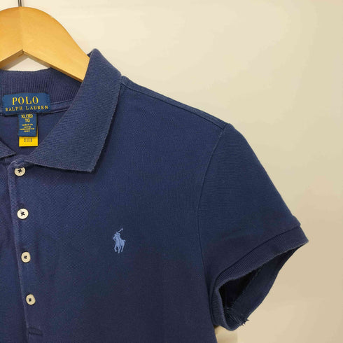 ポロラルフローレン POLO RALPH LAUREN ポニー刺繍 鹿の子 ポロシャツ ワンピース レディース import:XL