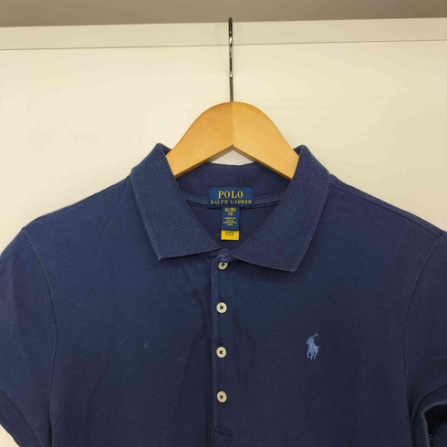 ポロラルフローレン POLO RALPH LAUREN ポニー刺繍 鹿の子 ポロシャツ ワンピース レディース import:XL