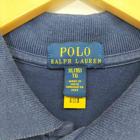 ポロラルフローレン POLO RALPH LAUREN ポニー刺繍 鹿の子 ポロシャツ ワンピース レディース import:XL