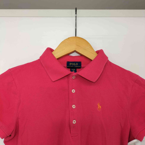 ポロラルフローレン POLO RALPH LAUREN ポニー刺繍 鹿の子 ポロシャツ ワンピース レディース import:XL