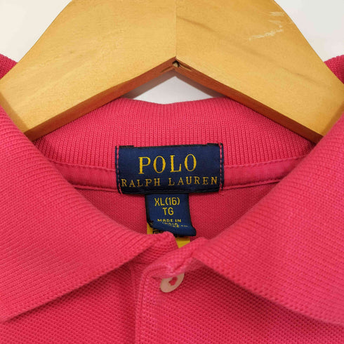 ポロラルフローレン POLO RALPH LAUREN ポニー刺繍 鹿の子 ポロシャツ ワンピース レディース import:XL