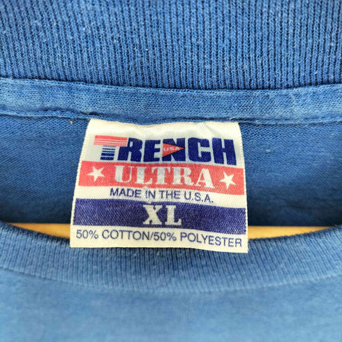 TRENCH ULTRAボディ 1993年 クルーネックTシャツ 袖裾シングルステッチ メンズ import:XL