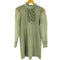 ザラ ZARA オーガンザ ニット ワンピース レディース import:M