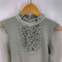 ザラ ZARA オーガンザ ニット ワンピース レディース import:M