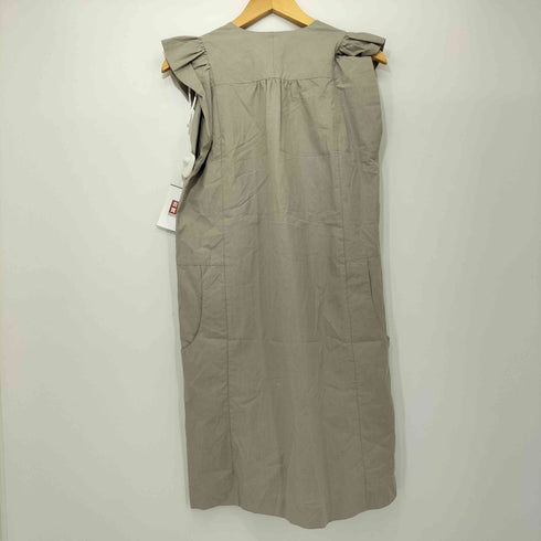 キャシャレル cacharel フリル袖 スキッパー ワンピース レディース