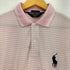 ポロゴルフラルフローレン POLO GOLF RALPH LAUREN PRO FIT ビックポニー刺繍 ボーダー S/S ポロシャツ メンズ import:M