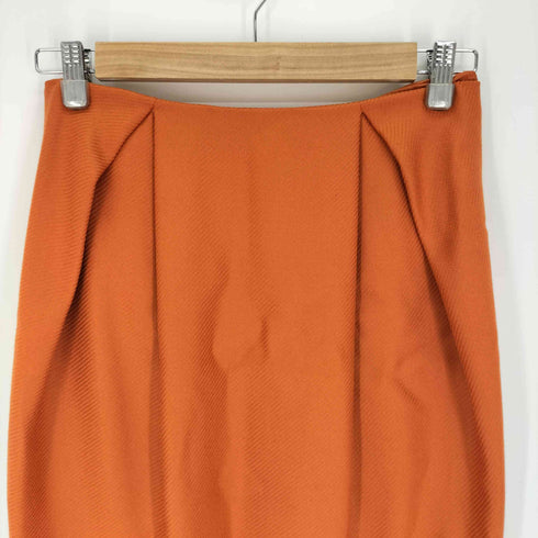 ジルサンダー JIL SANDER イタリア製 1タック カシミヤ混 ウール ミディ タイト スカート レディース 34