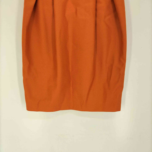 ジルサンダー JIL SANDER イタリア製 1タック カシミヤ混 ウール ミディ タイト スカート レディース 34