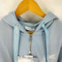 レッグウォーマー付 ロゴ刺繍 バックプリント ジップアップ パーカー レディース JPN:M