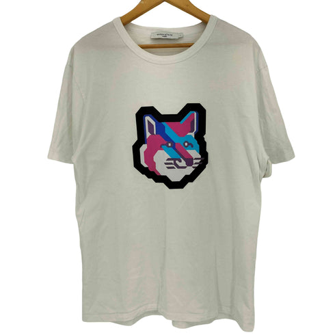 メゾンキツネ MAISON KITSUNE PIXEL FOX HEAD PRINT CLASSIC T メンズ JPN:L