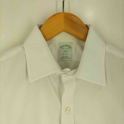 ブルックスブラザーズ BROOKS BROTHERS MILANO FIT コットン L/S レギュラーカラーシャツ メンズ 15 1/2 2/3