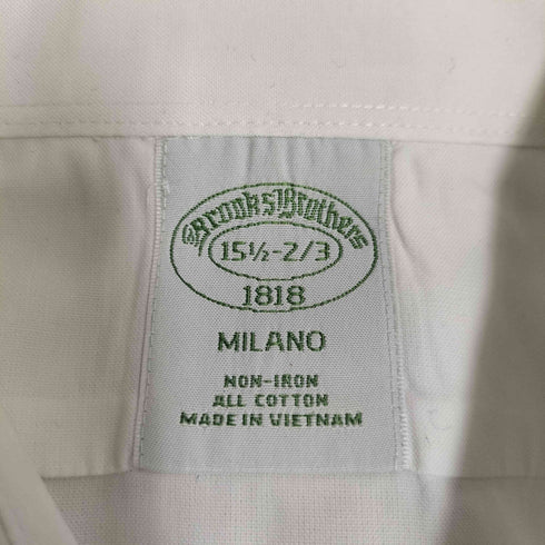 ブルックスブラザーズ BROOKS BROTHERS MILANO FIT コットン L/S レギュラーカラーシャツ メンズ 15 1/2 2/3