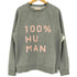 エバーレーン EVERLANE 100% HUMAN プリント コットン スウェット レディース JPN:XL
