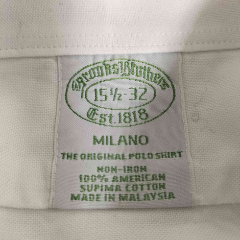 ブルックスブラザーズ BROOKS BROTHERS MILANO THE ORIGINAL POLO SHIRT メンズ 15 1/2 32