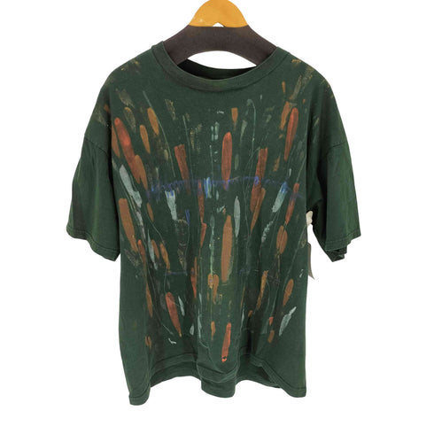 YORK ペイントラメプリントT‐Shirt メンズ import:XL