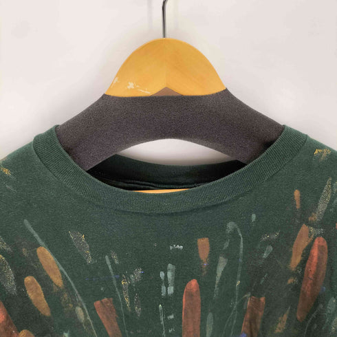 YORK ペイントラメプリントT‐Shirt メンズ import:XL