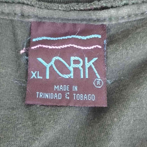 YORK ペイントラメプリントT‐Shirt メンズ import:XL