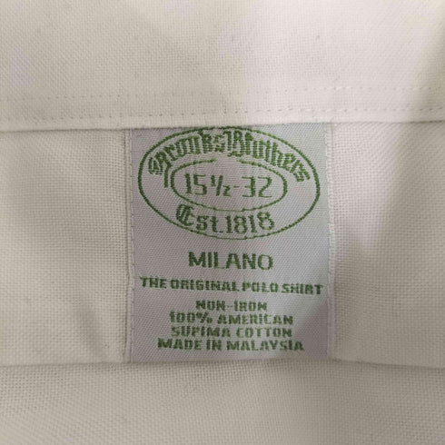 ブルックスブラザーズ BROOKS BROTHERS MILANO THE ORIGINAL POLO SHIRT メンズ 15 1/2 -32
