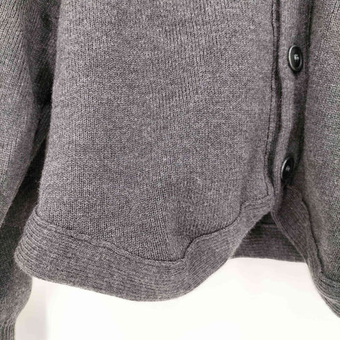ジョルジオアルマーニ Giorgio Armani 90s 黒タグ イタリア製 フェイクレイヤード Vネック ウールカーディガン メンズ EUR:48