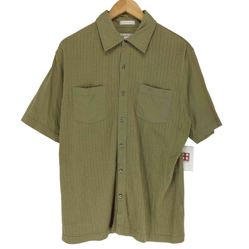 ペリーエリス PERRY ELLIS 総柄 2ポケット 半袖 シャツ メンズ import:M
