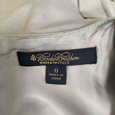ブルックスブラザーズ BROOKS BROTHERS シルク混 ロロピアーナ 玉虫 ノースリーブ ワンピース レディース JPN:0