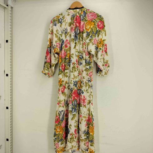 ザラ ZARA 花柄 シャツワンピース レディース import:M