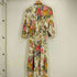 ザラ ZARA 花柄 シャツワンピース レディース import:M