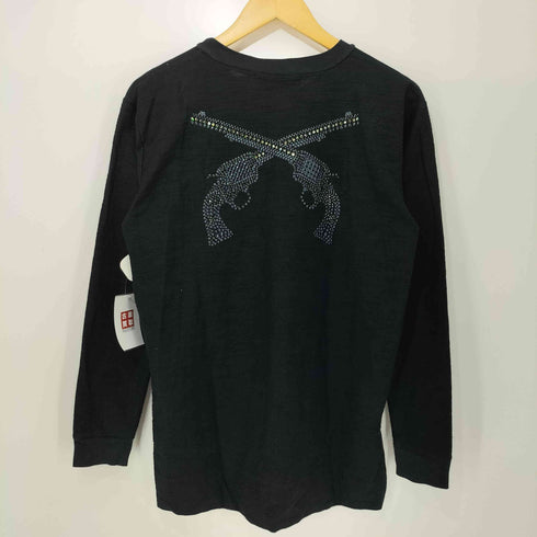 ロアー roar 2丁拳銃 スワロフスキー ラインストーン L/S Tシャツ メンズ JPN:1