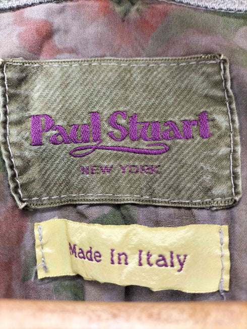 ポールスチュアート Paul Stuart MADE IN ITALT 4ポケット サファリジャケット メンズ 52