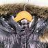 バーバリーブラックレーベル BURBERRY BLACK LABEL フォックスファー 2WAY 裏地ノバチェック グースダウンジャケット メンズ JPN:M