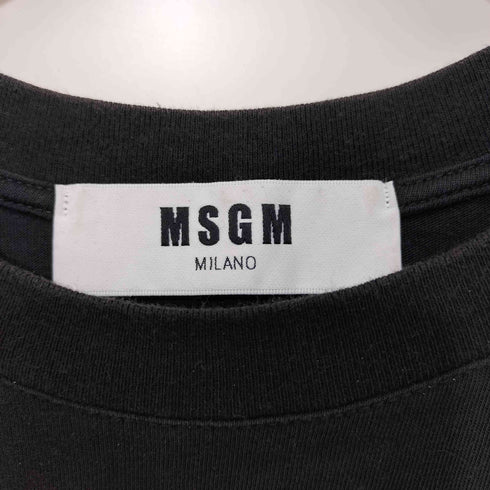 エムエスジーエム MSGM ボックスロゴ Tシャツ メンズ import:XS