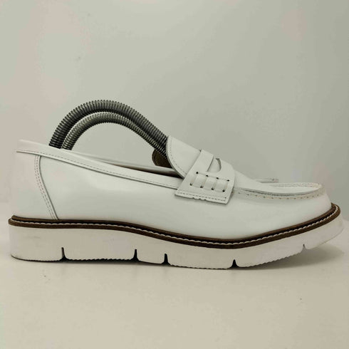 ハルタ HARUTA WHITE LOAFER コインローファー レディース 24 1/2