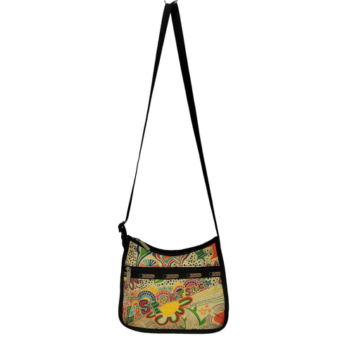 レスポートサック LeSportsac カラフル花柄ショルダーバッグ レディース
