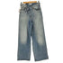 マウジー moussy CROSS WAIST WIDE STRAIGHT メンズ JPN:2