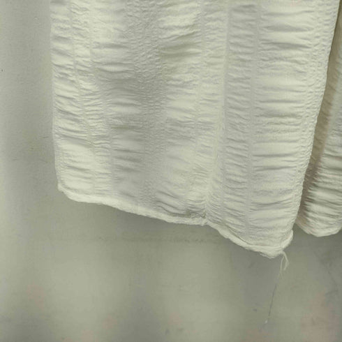 THE BROADCLOTH STRIPE パールボタン フリルワンピース レディース import:M