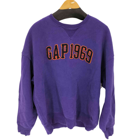 ギャップ Gap フロッキーロゴスウェットプルオーバー メンズ L